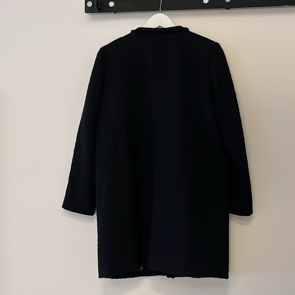 NWOT J. Crew | RARE Lady day coat | Black | Size 10P - Picture 11 of 16